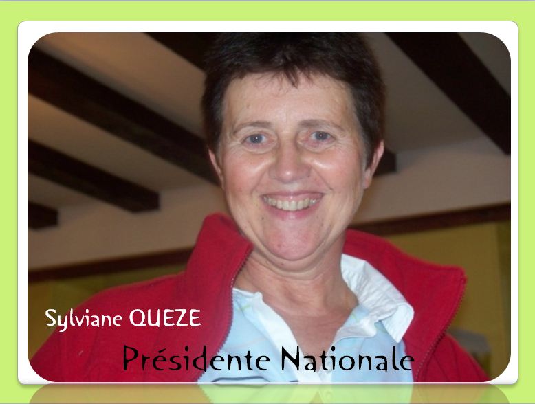 Sylviane Quèze, présidente nationale  de l'Union Touristique des Amis de la Nature.