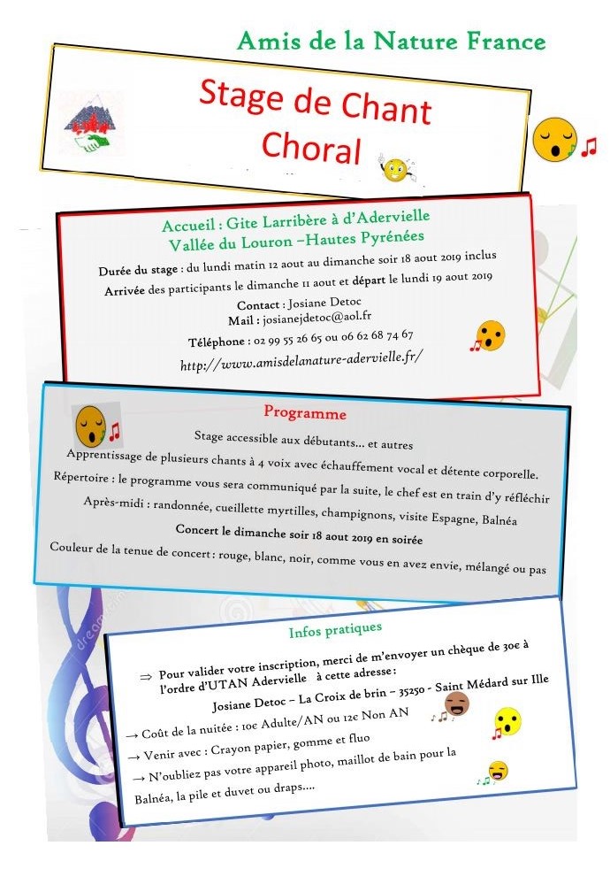 Stage de Chant Choral